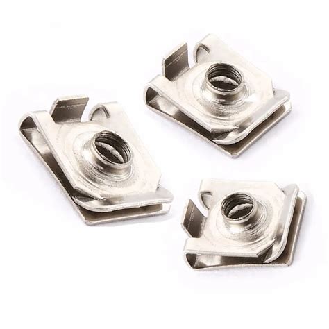 stainless steel clip on nuts